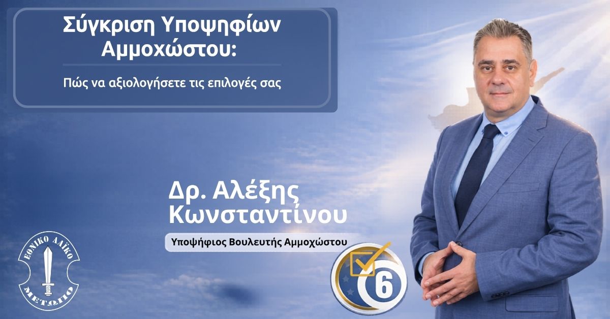 Σύγκριση Υποψηφίων Αμμοχώστου